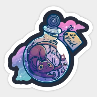 Le Void in a Bottle Sticker